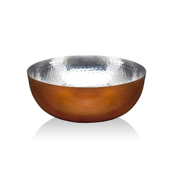 Godinger 19463 Hammered Salad Bowl, Copper