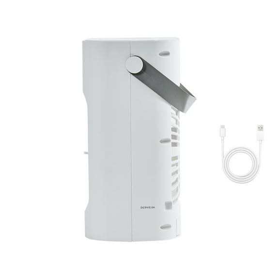 KFFKFF Compact Air Conditioning Unit, Multipurpose 4-Function Air Chiller, Trio-Speed Petite Air Conditioning Device with Intelligent 0-7H Timer, 700ml H2O Reservoir, Multicolor Illumination