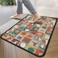 thumbnail image 4 of Multicolor Christmas Pattern Door Rugs,Washable Non Slip Door Mats Indoor,Decorative Door Mats,Entry Mat Indoor for Entrance,Bedroom,Kitchen,Bathroom,30"x17", 4 of 6