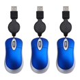 thumbnail image 1 of 3PCS Wired Mouse Retractable Mouse Corded Mouse Mini Mouse USB Optical Mouse Wired Mouse for Compute, 1 of 5