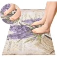 thumbnail image 4 of GZHJMY Vintage Lavender Bathroom Rugs Bath Mat 39 x 20 Inch Non-Slip Extra Soft and Absorbent Shaggy Bath Carpet for Tub, Shower, Bathroom Carpet Runner, 4 of 7