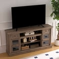 thumbnail image 4 of S-HOME Farmhouse TV Stand with Roman Column Styling, 70-inch Size for TVs Up to 80", Media Console, 4 of 9