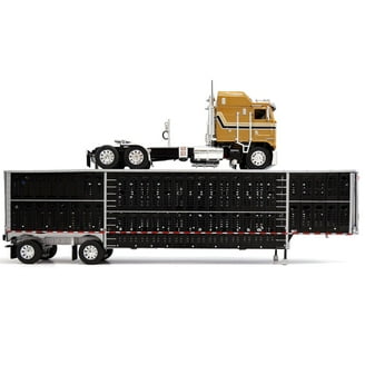 International S Series Dump Truck Black 1-25 Diecast Model by