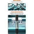 thumbnail image 4 of Practical Parasol Holder - Parasol Clamp - Balcony Parasol Clamp - Metal - Holder for Parasol - Railing - Umbrella Pole Clamp - Railing Mounting - Parasol Holder - Silver - Must-have for your parasol!, 4 of 6