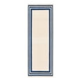 thumbnail image 3 of Unique Loom Aruba Outdoor Collection Area Rug - Tanki (2' x 6' Runner Beige/Navy Blue), 3 of 7