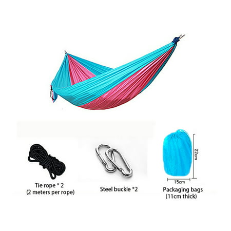 Camping Hammock Lightweight Nylon Portable Hammock Best Parachute for Backpacking Camping Travel Beach Yard;Camping Hammock Nylon Portable Parachute for Backpacking Travel Beach (Best Lightweight Backpacking Camp Shoes)