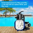 thumbnail image 7 of 4.6 lbs Pool Filter Ball for Sand Filter Pump for Above Ground Pool,Reusable Eco-Friendly Filter Balls Replace Pool Filter Sand (Equals 150 lbs Pool Filter Sand), 7 of 7