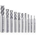 thumbnail image 1 of Juego de 10 brocas de 4 flautas de 0,2-1,2 cm CHEPIHG HSS CNC para herramientas de perforación, 1 of 5