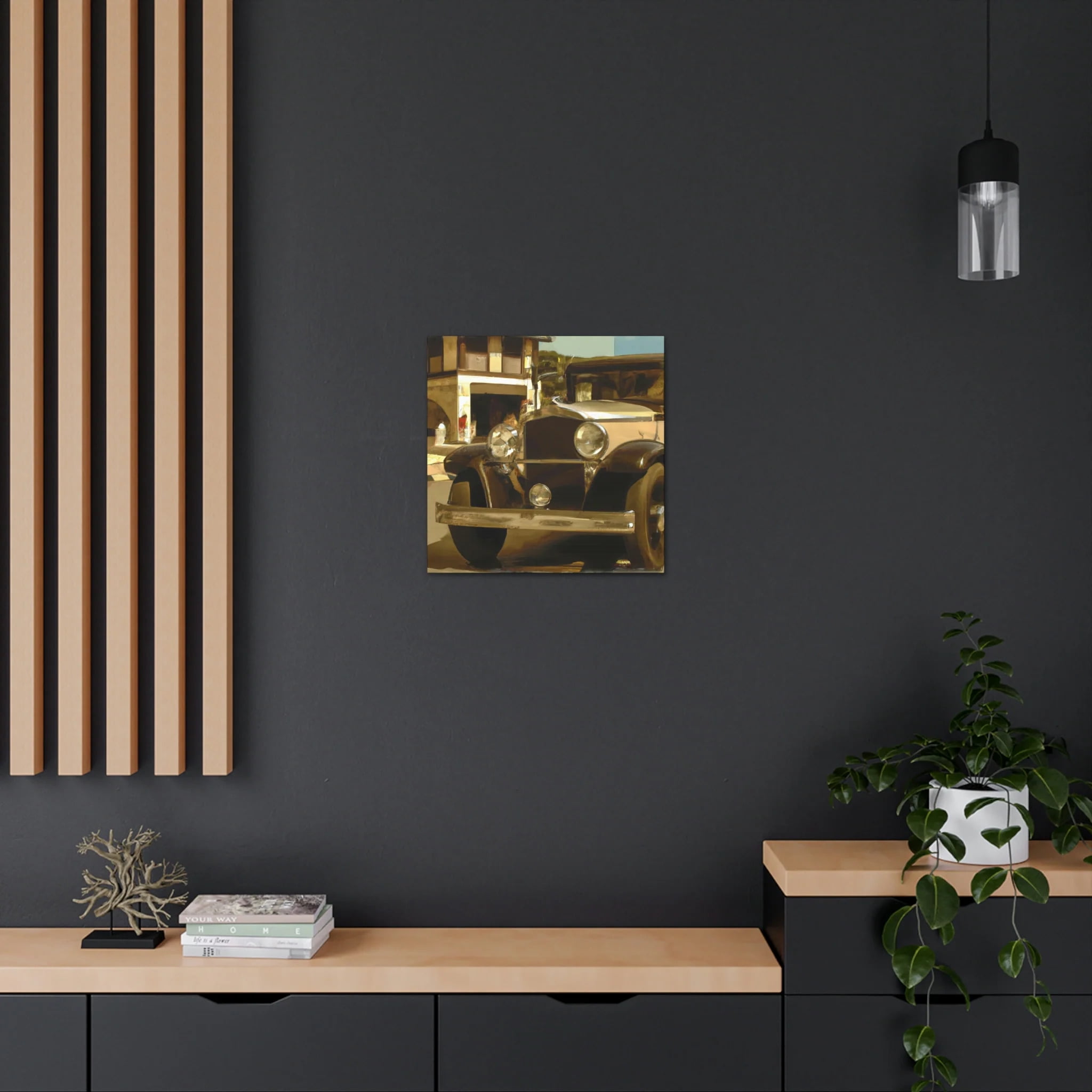 Classic Car Triumphant - Canvas