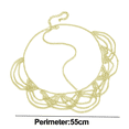 thumbnail image 2 of Diadema de joyería para el cabello, diadema para mujeres y niñas, joyería multicapa dorada, banda para la frente Ormromra CPB-DE-LYY995-2, 2 of 5