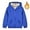 Blue, variant on Kids Boys Girls Sherpa Lined Zip Up Hoodie Jacket Fleece Lined Warm Winter Coat for Toddler Children Ages 1-12 Years