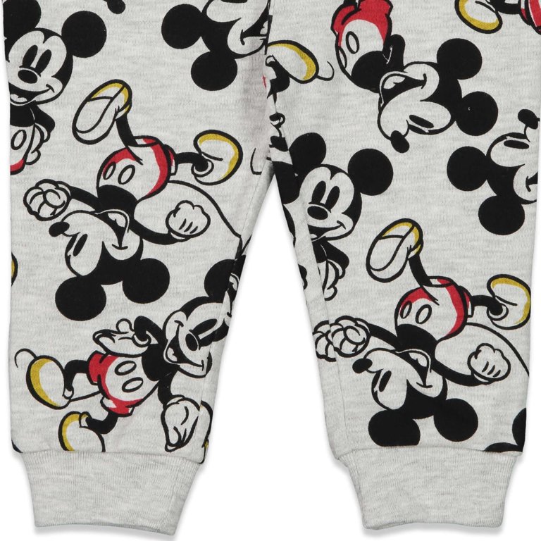 Disney Mickey Mouse Baby Boys 2 Pack Pants 12 Months Black/Gray :  : Clothing & Accessories