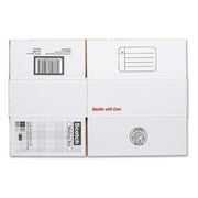 Scotch Mailing Box, White 11.25 in. x 8.75 in. x 4 in., 12 Boxes