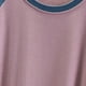 thumbnail image 4 of Camisón largo para mujer, color liso, cuello en V, manga larga, para el hogar, 4 of 5