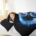thumbnail image 6 of Manfei Blue Cartoon Football Bedding Comforter Set, Soccer Sports Lover Twin Comforter Sets, Teens Kids Boys Reversible Bedding Set, Breathable Home Decor, 2 Pieces, 6 of 9