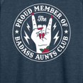 thumbnail image 3 of Instant Message - Badass Aunts - Women's Lightweight French Terry Long Sleeve Shirt, 3 of 6