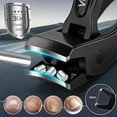 thumbnail image 3 of Professional Toenail Clippers for Thick Nails, Heavy Duty Stainless Steel Nail Cutter with Catcher for Ingrown Toenails, Wide Opening Sharp Blade for Men, Seniors, Travel & Home Use, 3 of 4