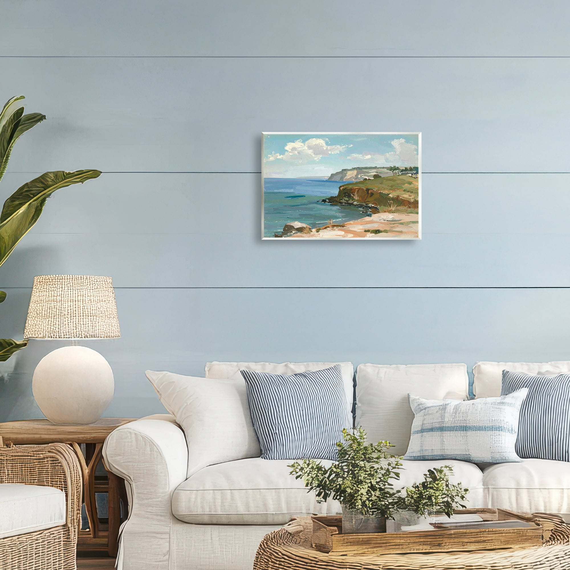 Stupell Industries Along The Shore Scenery Wall Plaque Art, design by Alonza Saunders