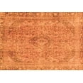 thumbnail image 1 of Ahgly Company Indoor Rectangle Abstract Orange Modern Area Rugs, 5' x 7', 1 of 4