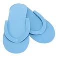 thumbnail image 1 of Disposable Flip-Flops, Average Size Hotel Disposable Slippers, Comfortable For Salon Man Woman Home Travelling Blue, 1 of 8