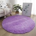 thumbnail image 1 of Plush Round Rug Mat Fluffy White Carpets for Living Room Soft Home Decor Bedroom Kid Room Decoration Salon Thick Pile Rug, 1 of 5