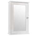 thumbnail image 1 of GoDecor Armoire-Miroir Murale de Salle de Bain, Armoire de Rangement Murale de Salle de Bain avec Tablette Ajustable, Bois, Blanc, 1 of 6