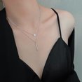 thumbnail image 2 of Nuevo collar ins estilo frío ligero de lujo con diseño de nicho sentido cadena de clavícula femenina temperamento collar de moda JM, 2 of 5