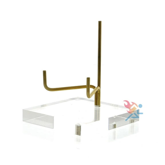 3-3/4" Adjustable Metal Arm Display Stand Easel with Acrylic Base