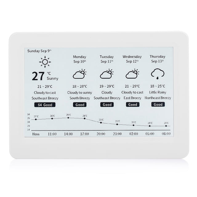 Pantalla de tinta electrónica de 7,5 pulgadas con comunicación de campo cercano, pasiva, delgada, inalámbrica y con cepillado eléctrico