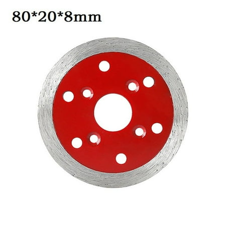 

RANMEI 80mm Continuous Segmented Rim Diamond Circular Saw Blade Granite Cutting Disc