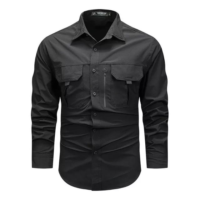 Hombres Pesca Upf 50+ Impermeable Camisas De Manga Larga