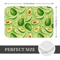 thumbnail image 2 of Honeii Green Avocado Pattern Door Mat, Welcome Door Mats Outdoor Indoor, Stain and Fade Resistant, Non-Slip Entry Matfor Bedroom, Bathroom, Kitchen, 2 of 7
