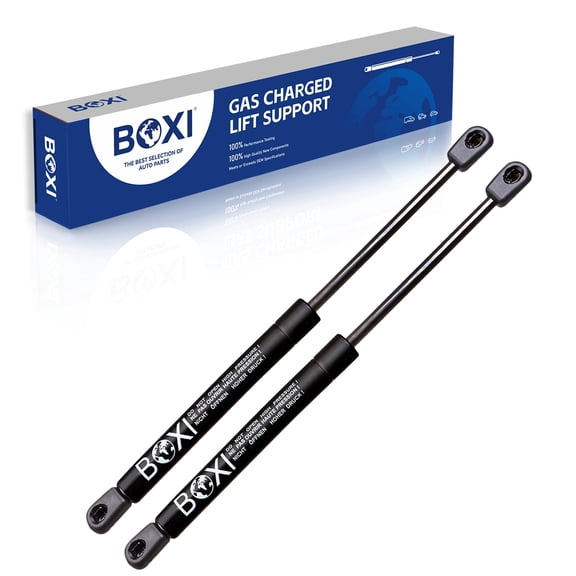 BOXI 2PCs Universal Lift Supports 10" Ext, 50lb 10mm Ball Socket Shocks 4059