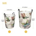 thumbnail image 5 of Daiia Flying Butterflies-1 Round Laundry Basket with Handles Thickened Waterproof Circular hamper,Dirty Clothes Storage Basket for Bedroom,Bathroom,College Dorm-Small, 5 of 8