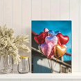 thumbnail image 2 of Heart Shape Balloons Canvas Print, Suitable for Living Room Bedroom Wedding Party Valentine's Day Anniversary Decor, 2 of 8