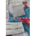 thumbnail image 4 of HSHDLDF Women's Aztec Denim Jacket Distressed Lapel Long Sleeve Vintage Button Down Denim Jacket Shacket, 4 of 4