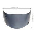 thumbnail image 5 of OUNONA Motorcycle Visor Dark Brown Plastic for Wind and Sand Resistance, 5 of 6