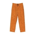 thumbnail image 4 of Xecao Orange Glitter Men's Straight Lounge Pajama Pants: The Ultimate in Comfortable Sleepwear, 4 of 9
