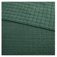 thumbnail image 5 of - Mills Waffle - Bedspread Set - Forest Green Cotton Waffle - Quilt Size (80 x 110in.), Sham Size (26 x 20in.), 5 of 6