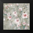 thumbnail image 2 of Robinson, Carol 12x12 Black Modern Framed Museum Art Print Titled - Delicate Pink Blossoms II, 2 of 5