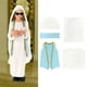 thumbnail image 5 of Disfraces de la Virgen María para niños, decoraciones, tocado, cinturón y túnica para niños pequeños. M, 5 of 9