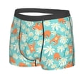 thumbnail image 2 of Balery Cute Sloth on Floral Tree Men's Boxer Briefs, Soft and Breathable Cotton Underwear with nylon Waistband-Medium, 2 of 9
