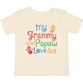 thumbnail image 3 of Inktastic Grammy and Papaw Love Me Grandchild Boys or Girls Baby T-Shirt, 3 of 5
