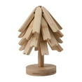 thumbnail image 2 of Salvamanteles de árbol con organizador, posavasos con forma de árbol para cuencos. Bambú, 2 of 9