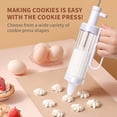 thumbnail image 3 of 1 Ensemble Presse à Biscuits de Remplacement de Qualité Alimentaire à Formes Multiples, Fabricant de Biscuits Bricolage avec Disques Décoratifs et Embouts, Gadget de Cuisine, 3 of 8