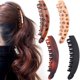 thumbnail image 1 of Alpinleux Paquete de 4 pinzas para el cabello de plátano para mujer, clip de plátano grande para cabello grueso, cabello fino, pinzas de plátano con garra grande, accesorios para el cabello (negro, ma, 1 of 5