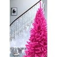 thumbnail image 2 of The Perfect Holiday 4' Pink Canadian Pine Christmas Tree | 291 Tips, Dia 30" | Includes Metal Stand (PVC-4PK), 2 of 5