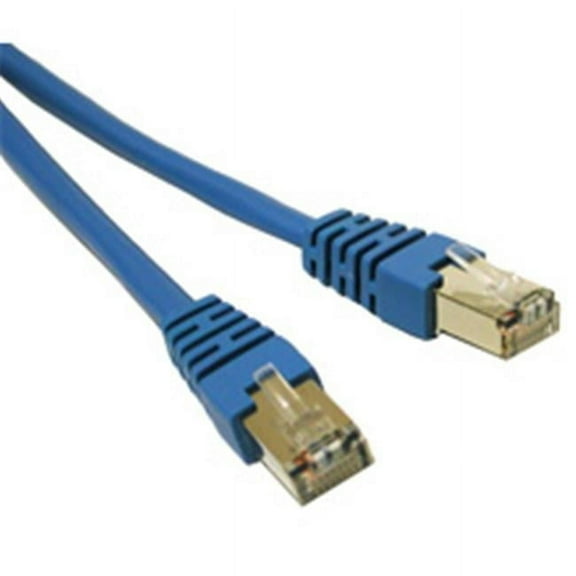 75ft SHIELDED CAT 5E MOLDED PATCH CABLE BLUE
