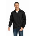 thumbnail image 4 of Pinspark Men's Quarter Zip Pullover Sweatshirts Mock Neck Casual Long Sleeve Fall Winter Warm Fleece Cotton Sweatshirt, 4 of 7