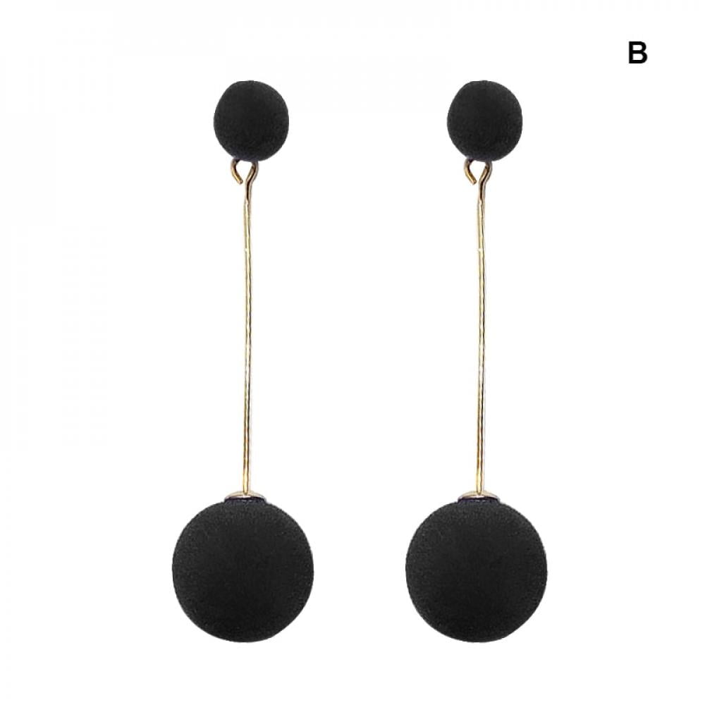 Promotion Clearance!Women Fashion Sweet Cute All-Match Long Style Concise Casual Exquisite Round Ball Dangle Earrings